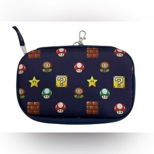 Super Mario Gadget Game Holder Case, Switch, Nintendo 2023 Zipper, Padded w Clip